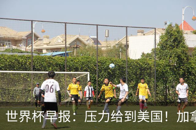 世界杯早报：压力给到美国！加拿大1-1波黑 本届东道主依旧不败