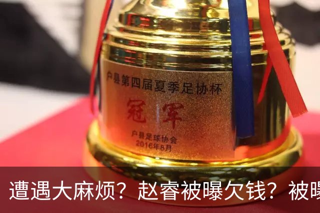 遭遇大麻烦？赵睿被曝欠钱？被曝欠薪不给，爆料者喊话等待大瓜